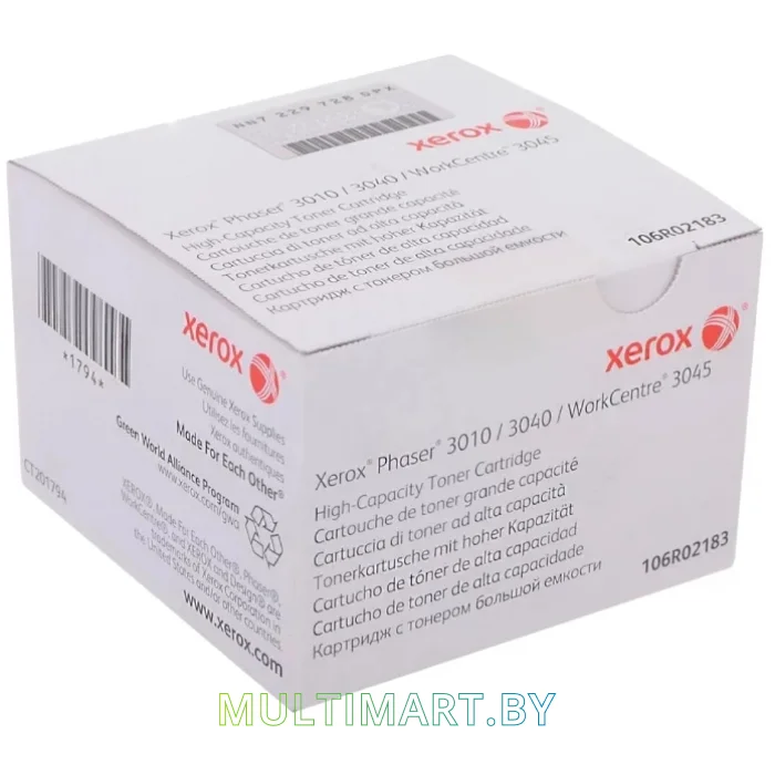 Картридж Xerox 106R02183